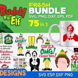 BUDDY THE ELF CHRISTMAS 75 SVG BUNDLE- instant download