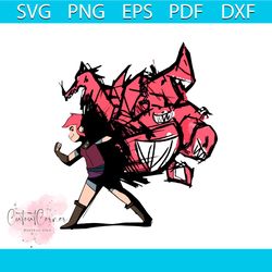 Nimona And The Things SVG Little Anti Hero Cartoon SVG File