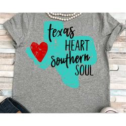 Texas SVG, Texas Heart Southern Soul SVG, distressed svg, vintage svg, Grunge svg, svgs, dxf, Digital Download, eps, sho