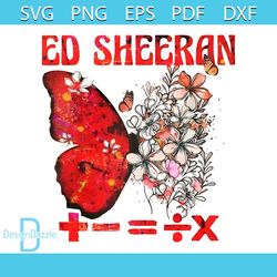 Ed Sheeran Tour PNG Butterfly Mathematics Tour PNG Download