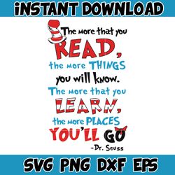 Dr Seuss Svg, Cat In The Hat SVG, Dr Seuss Hat SVG, Green Eggs And Ham Svg, Dr Seuss for Teachers Svg (316)