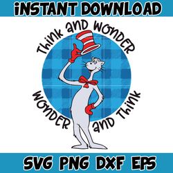 Dr Seuss Svg, Cat In The Hat SVG, Dr Seuss Hat SVG, Green Eggs And Ham Svg, Dr Seuss for Teachers Svg (348)