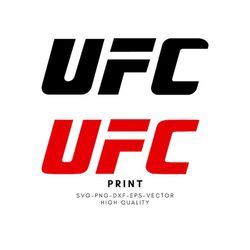 SVG Sticker Print PNG | UFC | Decal | High Quality | Digital File | Download Only | Cricut | Vector| Svg,Pdf,Png,Eps