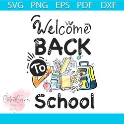 Welcome Back To School 2023 Svg Silhouette Cricut Files