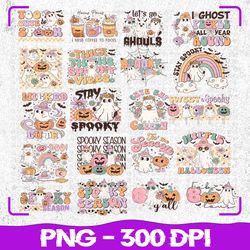 Retro Halloween PNG Sublimation Bundle, Halloween Bundle Designs, Retro Halloween Bundle, Retro Halloween PNG Bundle