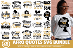 Afro SVG Bundle