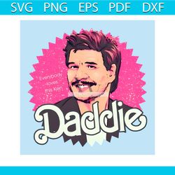 Daddie Pedro Pascal Barbie Stamp Meme PNG Download