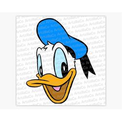 Donald Duck Head - Emoji - Digital Download SVG