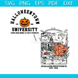 Halloweentown University Est 1998 SVG Graphic Design File