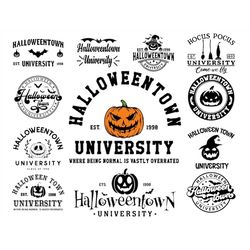 Halloweentown University SVG, Halloween SVG, Halloween Shirt SVG, Spooky Vibes Svg, Fall Svg, October 31 Svg, Halloween