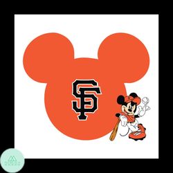 Giants Baseball Mickey Svg, San Francisco Giants Digital Download