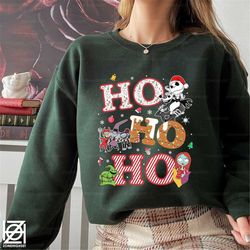 Hohoho Nightmare Before Christmas Sweatshirt, Christmas Sweatshirt, Hohoho Sweatshirt, Disney The Nightmare Before Chris