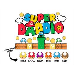 Super Daddio SVG , Happy Father's Day, Cut Files, Funny Dad SVG, Fathers Day Svg, Digital Download