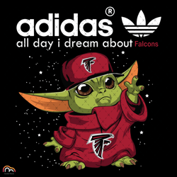 Adidas All Day I Dream About Falcons Svg, Sport Svg, Atlanta Falcons Svg, Falcons Football Team, Falcons Svg, Falcons NF