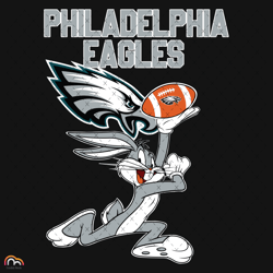 Philadelphia Eagles Football Bunny Svg, Sport Svg, Philadelphia Svg, Eagles Football Team, Eagles Svg, Philadelphia Eagl