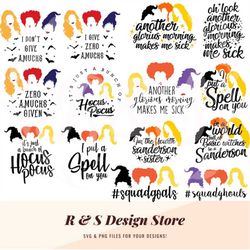 witch, sisters, glorious morning, i smell children, sanderson, hocus pocus, svg, png.
