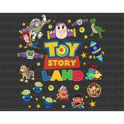Toyyy Story Land Doodle Png, Family Vacation Png, Magical Kingdom Png,  Family Trip Png, Colorful Vacay Mode Png, Family