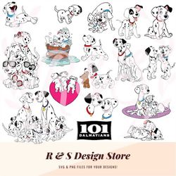 101, Dalmatians, Parents, Puppies, Logo, Dogs, PNG, SVG.