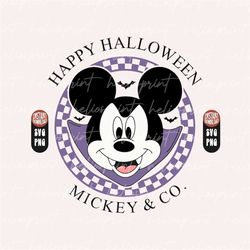 Halloween SVG, Mickey Sublimation, Mouse Head SVG, Halloween Sublimation svg, Halloween Cartoon svg, Mickey Halloween sv