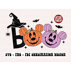 Boo Ears Svg, Halloween Svg, Halloween shirt svg, Pumpkin Svg, Fall svg, Instant Download