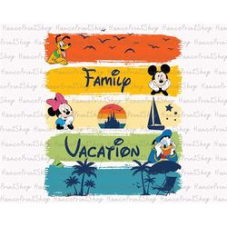 Family Vacation Svg, Summer Vacation Svg, Magical Kingdom Svg, Colorful Vacay Mode Svg, Family Summer Trip Shirt Svg, Fa