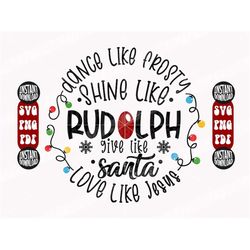 Dance Like Frosty SVG, Funny Christmas SVG, Christmas Shirt Svg, Love Like Jesus Png, Svg Files For Cricut, Sublimation