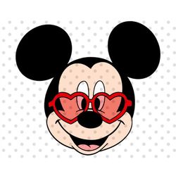 Heart Glasses Svg, Heart Svg, Valentines Day Svg, Love svg, valentine's svg, Mouse cup svg, mouse svg