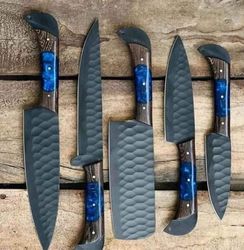 hand forged kitchen chef knife set