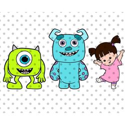 Layered, monsters svg, boo svg