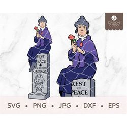 Tombstone Lady SVG, Haunted Mansion Portrait SVG, svg png jpg dxf eps Cricut Silhouette Cutting Files