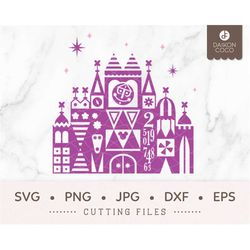 It's a Small World SVG, Fantasyland DL Park SVG, svg png jpg dxf eps Cricut Silhouette Cutting Files