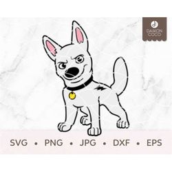 Bolt SVG, Bolt Dog SVG, svg png jpg dxf eps Cricut Silhouette Cutting Files