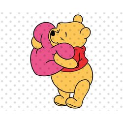 Valentine's Day svg, Honey Bear, Love Bear svg