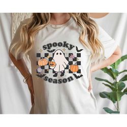 Spooky Season Png, Halloween png, Cute Ghost Png, Groovy Halloween png, Retro Halloween png, Ghost png, Sublimation desi