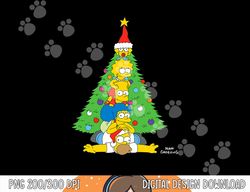 The Simpsons Family Christmas Tree Holiday  png, sublimation