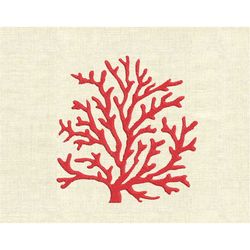 Machine embroidery design coral reef, corals, summer, beach, marine