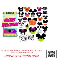 100 Halloween SVG Bundle - Mickey SVG Halloween - Not-So-Scary, Mickey SVG, Not-So-Scary Halloween, Cute Ghost svg, Digi