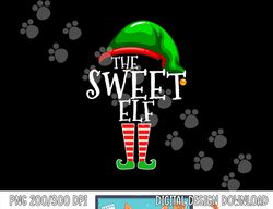 The Sweet Elf Family Matching Group Christmas Gift Funny  png, sublimation