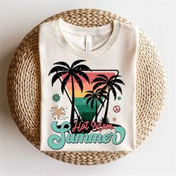 Hot Mom Summer Png, Summer Png Designs, Retro Png, Sublimation or Printable, Mom Png, Summer T Shirt Png Design