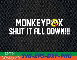 Monkeypox Shut It All Down Monkeypox Svg, Eps, Png, Dxf, Digital Download