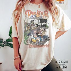 Vintage Pirates of the Caribbean Disneyworld Shirt, Comfort Colors Disney Mickey Shirt, Disneyworld Shirts, WDW Shirt, D