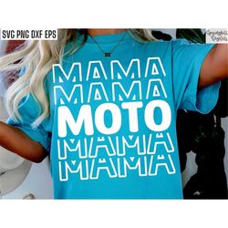 Moto Mama Svg | Dirt Bike Mom Shirt | Dirt Biking Quotes | Dirt Biker Cut Files | Motocross Race T-shirt | Moto-X Tshirt