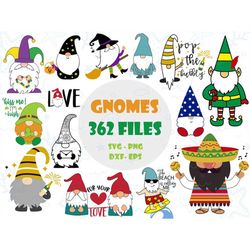 Gnomes SVG, Holidays Gnomes Svg, Gnome PNG, Christmas Gnomes Svg, Gnomies Png, Gnome Clipart, Gnome Bundle, Gnome Sublim