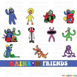 145 Rainbow friends SVG, Rainbow friends PNG, Sublimation, Transfer,  Digital download, Vector illustration - Yahoo Shopping