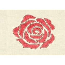 machine embroidery designs applique rose