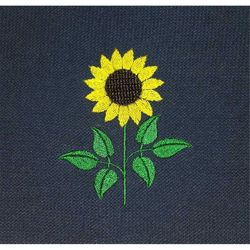 Machine embroidery design flowers Sunflower