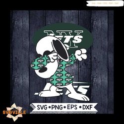 New York Jets Snoopy Dabbing Svg, NFL Svg, Football Svg, Cricut File, Svg