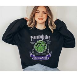 Madame Leotas Laudanum Green Disney Inspired Pullover Sweatshirt / Haunted Mansion