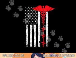 Thin Red Line USA Flag Nurse png, sublimation copy