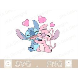 Stitch Love SVG & PNG - Cricut cut file